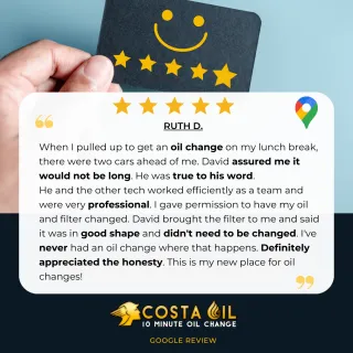 Why Reviews Matter as Costa Oil