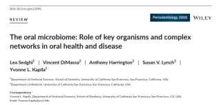 The Oral Microbiome - The Role Of Key Organisms And Complex Networks In Oral Health And Disease