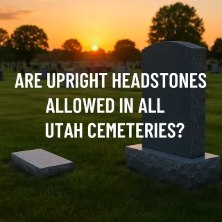 Are Upright Headstones Allowed in All Utah Cemeteries?
