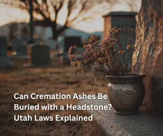 Can Cremation Ashes Be Buried with a Headstone? Utah Laws Explained