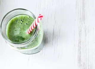 My everyday green smoothie with 5 servings of veggies and fruit
