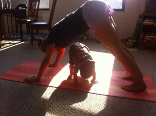 How to stay balanced when mom-life gets crazy! (how online yoga classes saved my sanity)