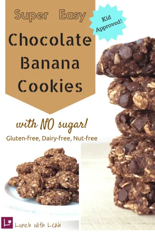 Super Easy Chocolate Banana Cookies That Taste Like Dessert (with NO Sugar!)