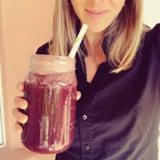 "Awakening" purple juice drink recipe; boost your energy!