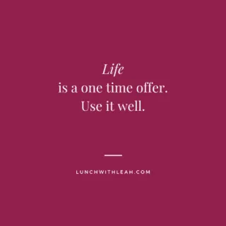 The Difference Between Living and Feeling Alive {a wake up call}