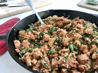 Trader Joe's Dinner Ideas: Italian Style Cauliflower Rice