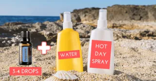 Hot Day Spray: How to Make an Easy 2 Ingredient Cooling Spray