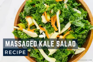 Massaged Kale Salad Recipe: an easy way to eat more kale!