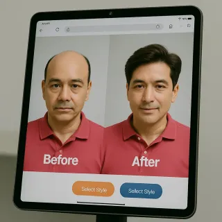AI Hairstyle Preview