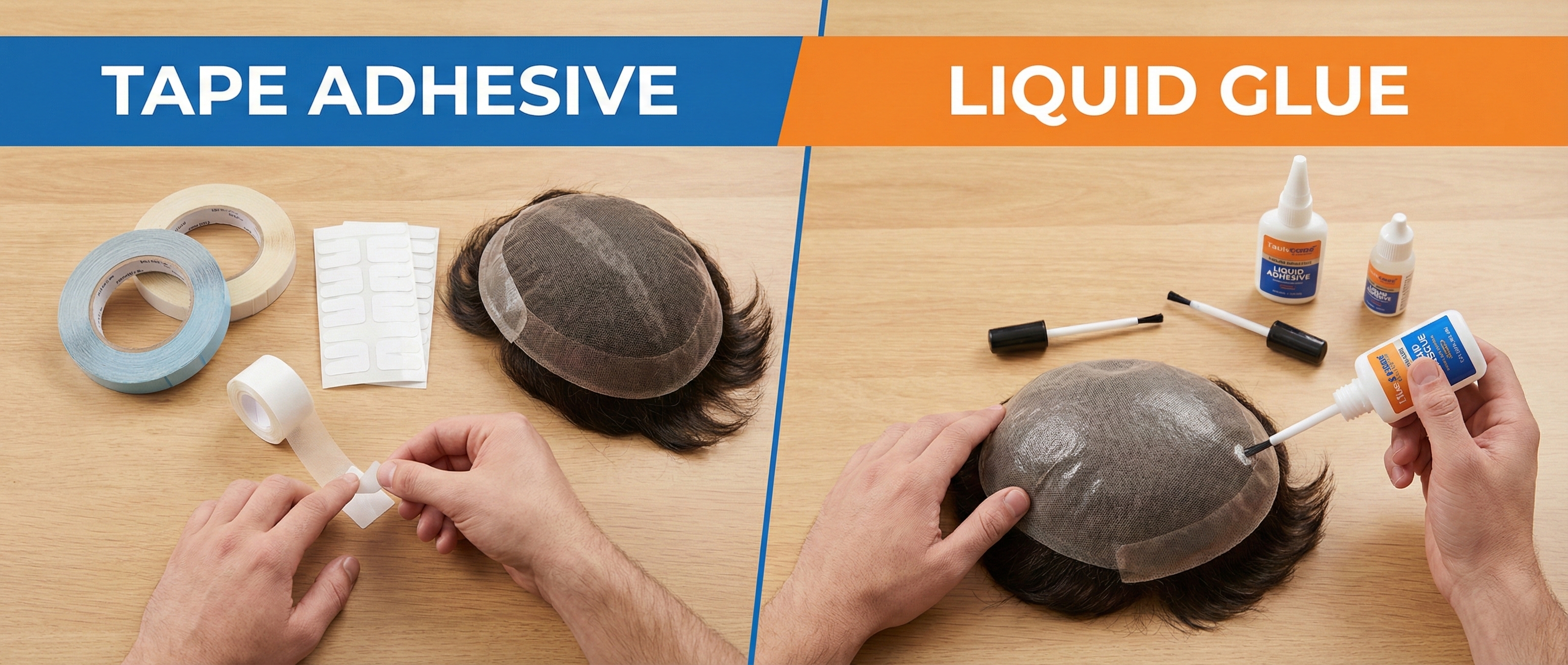 Tape vs Glue for Men’s Hair Wigs in Malaysia: Which One Holds Better in Hot & Humid Weather?