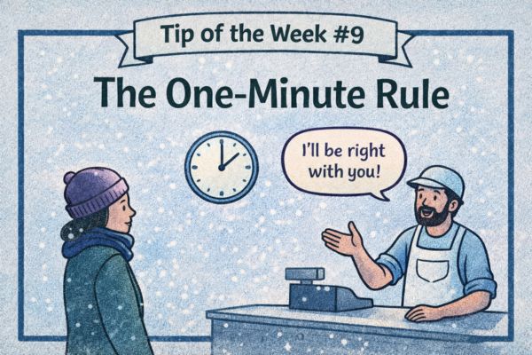 The One-Minute Rule: A Simple Way to Improve Customer Experience
