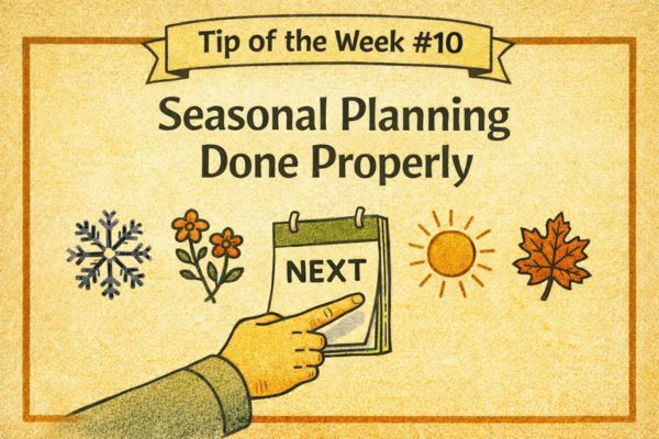 Retail Tip of the Week #10: Seasonal Planning Done Properly