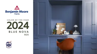 Exploring New Frontiers: Blue Nova by Benjamin Moore - 2024 Color of the Year 