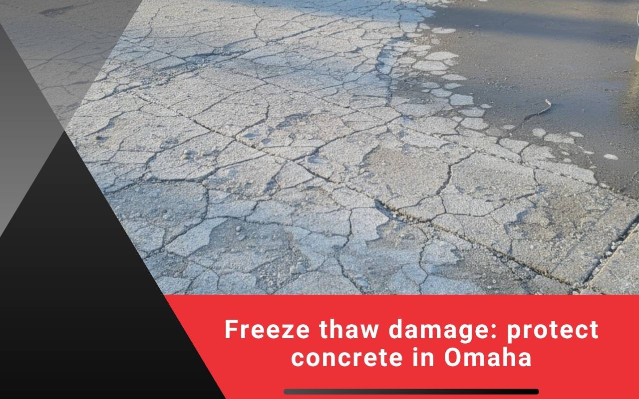 Freeze–thaw damage: protect concrete in Omaha