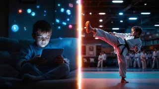 The Hidden Dangers of Screen Time—And How Martial Arts Helps