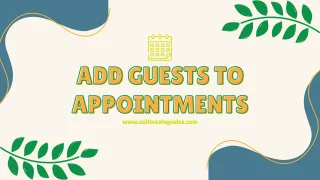 Add Guests To Appointments