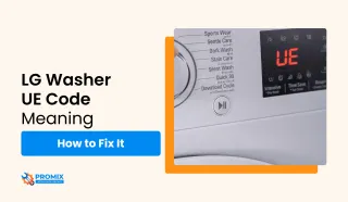 LG Washer UE Code Meaning & How to Fix it