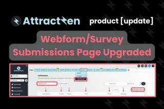 Product Update: Webform / Survey Submissions Page Upgraded