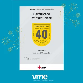 40 Years of Continuous NICEIC Membership