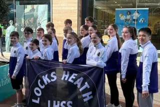 We dive in with sponsoring Locks Heath Swimming Squad kit