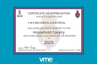 Continuing our long-term support for the Regiment Support Service