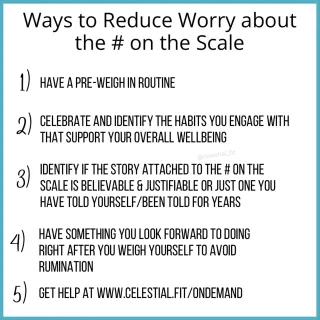 Worrying about the Scale?