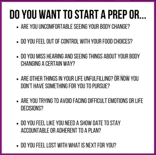 The RIGHT Reason to Prep