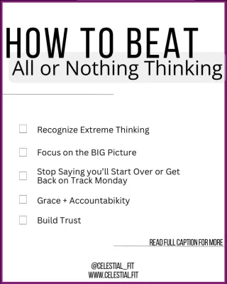 How to beat all-or-nothing thinking