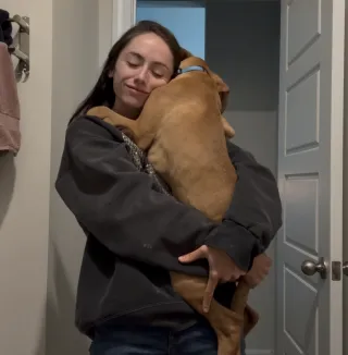 Happiness is a girl and her dog🥲❤️