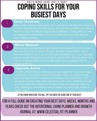 Coping Skills for your Busiest Days