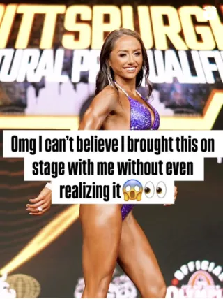 I can't believe I brought this on stage with me!