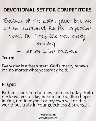 Devotion Set for Competitors