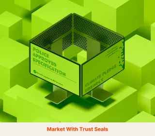 MARKET WITH TRUST SEALS