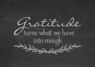 Don't Forget The Little Things