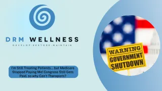I’m Still Treating Patients… but Medicare Stopped Paying Me! Congress Still Gets Paid, so why can’t Therapists?
