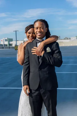  Kalifa + Naquan’s Intimate Courthouse Wedding in Orlando, FL