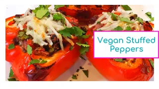 Vegan Stuffed Peppers Recipe for the Air Fryer