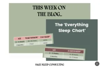 The 'everything sleep' chart for ages 0-12 months! 