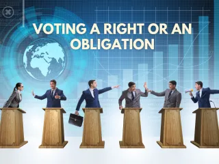 Voting a right or an obligation