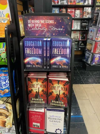 Hudson’s Airport Bookstore Placement for #Author James W. Keyes