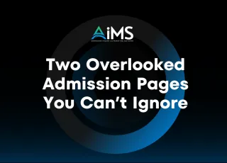 Two Overlooked Admission Pages That You Can't Ignore