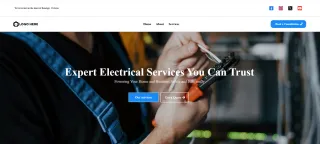 ⚡ Ready-to-Go Website Now Available for Electricians – $300 Setup, From $59/month! 