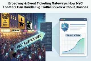 Broadway & Event Ticketing Gateways: How NYC Theaters Can Handle Big Traffic Spikes Without Crashes