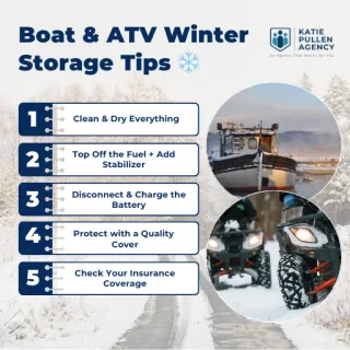 Katie Pullen Agency: ATV & Boat Winter Storage Tips