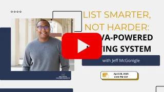 List Smarter, Not Harder My VA Powered Listing System by Jeffery McGonigle
