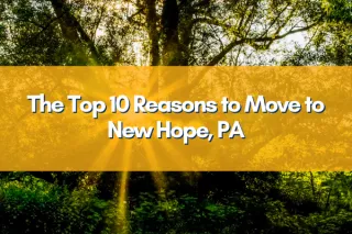 The Top 10 Reasons to Move to New Hope, PA