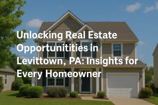 Unlocking Real Estate Opportunities in Levittown, PA: Insights for Every Homeowner