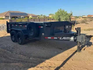 2021 Lamar 14’ Dump Trailer