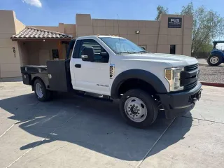 2018 Ford F-550 Single Cab with 8' Flatbed 4x4