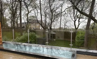 Stylish and Safe Post and Glass Balustrade Installation in Sheffield